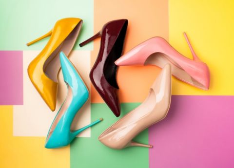 bunte High Heels